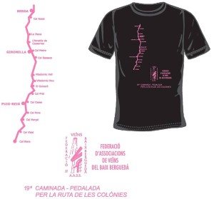 caminada pedalada ruta de les colònies 2016