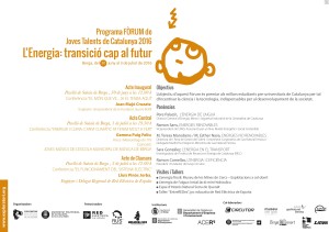 Programa FÒRUM 2016