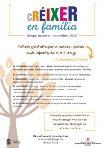 Cartell A3 créixer en familia