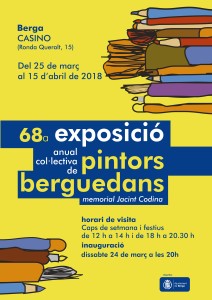 Cartell pintors Berguedans 2018