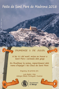 Festa de Sant Pere de Madrona 2018