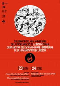 Cartell 13è aniversari Patum patrimoni