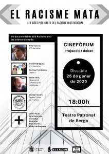 Cartell - CINEFORUM ('El racisme mata')