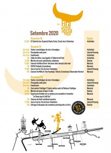 Fira Santa Tecla 2020 - Programa d'actes
