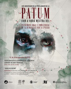 Cartell - 15è Aniversari Patum Patrimoni