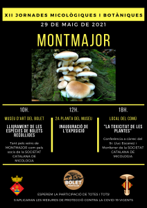 Cartell XII Jornades Micològiques 2021 v.1