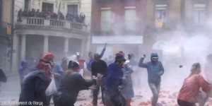 Carnaval Guerra de farina de Berga