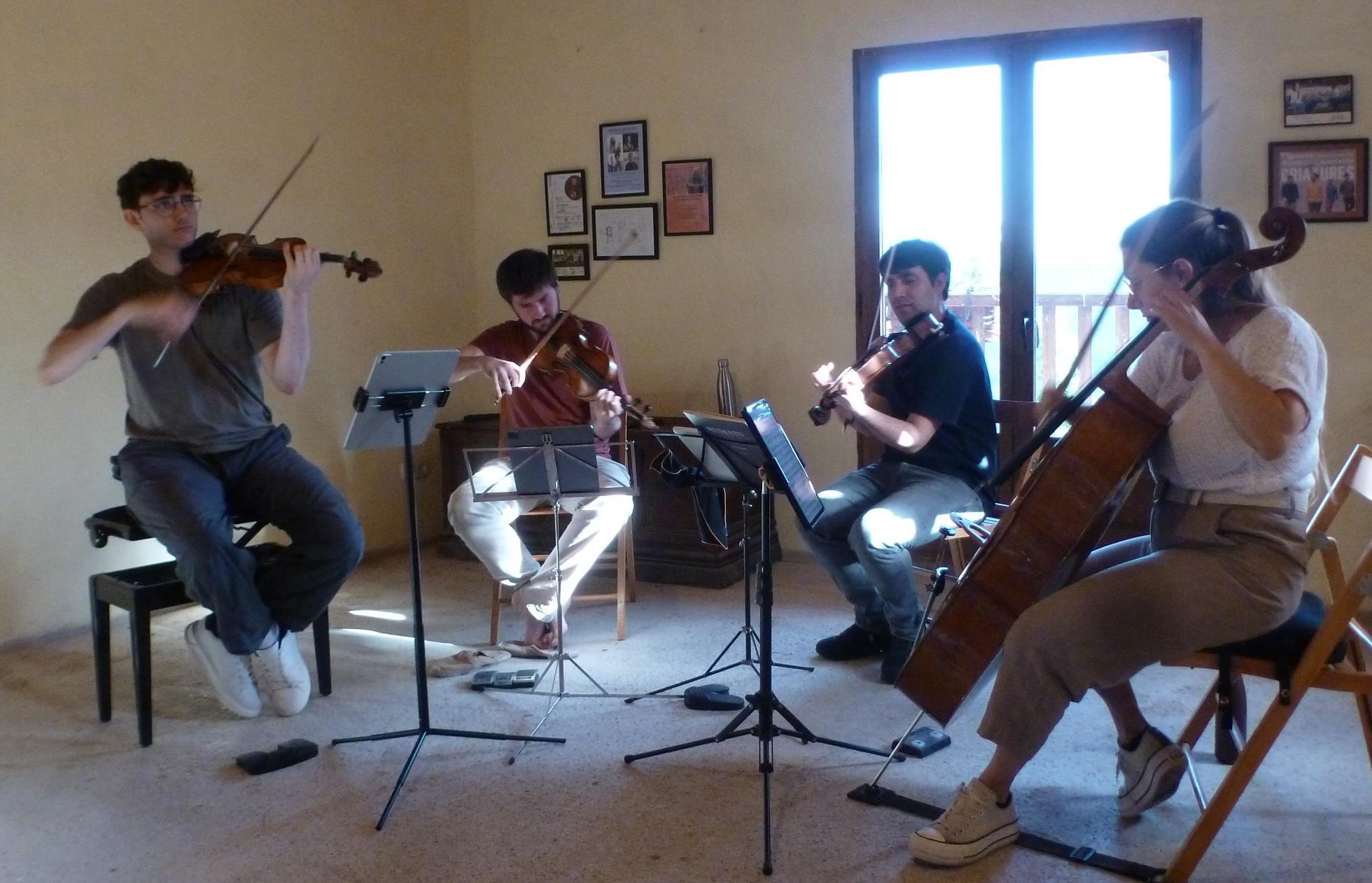 Concert de música clàssica amb Atenea Quartet a l’Espà, Saldes